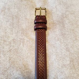 Allen Edmonds - Woven Pattern Belt - 40